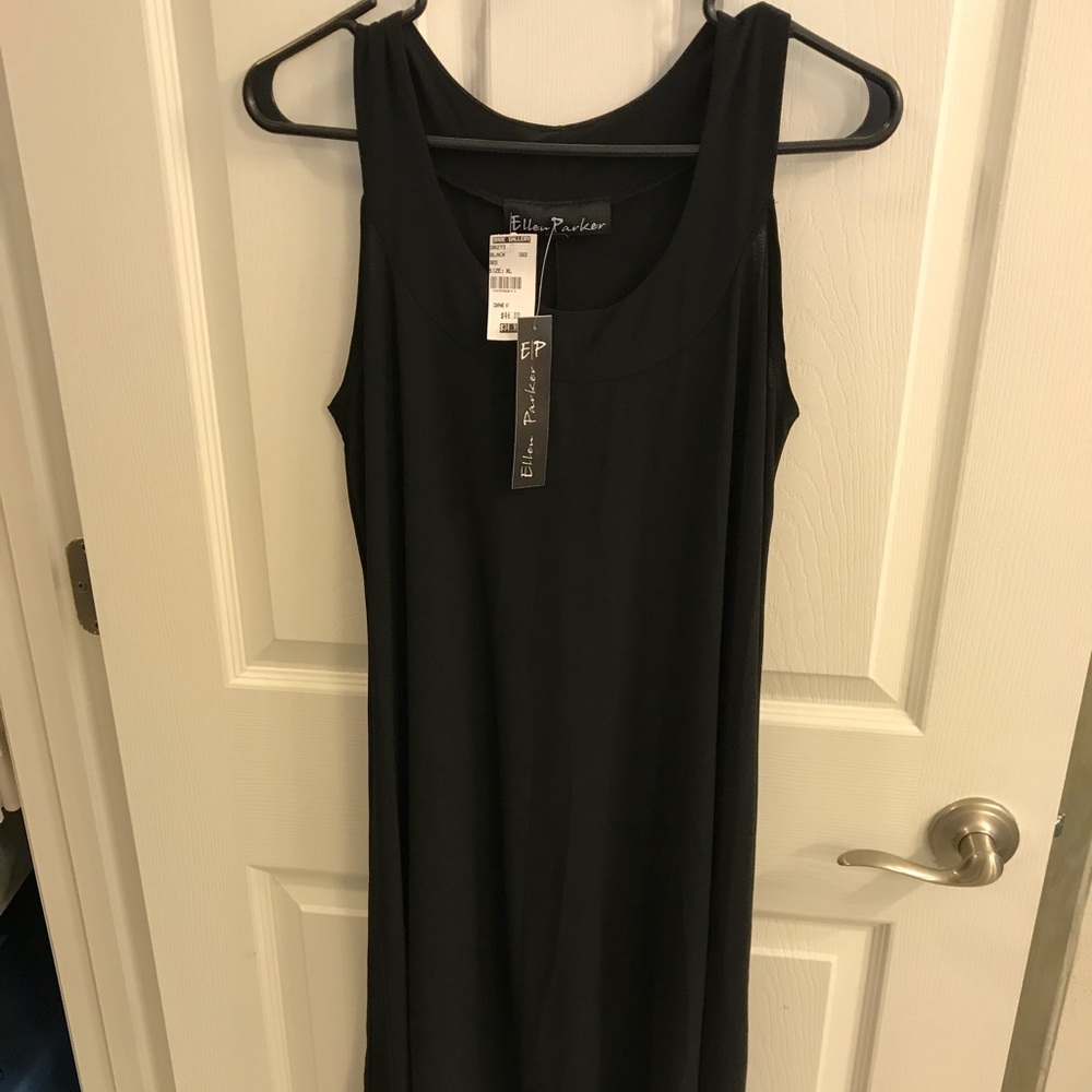 Ellen Parker A-Line black dress